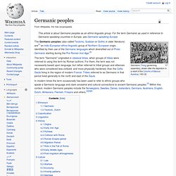 Germanic peoples