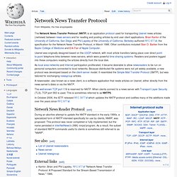 Network News Transfer Protocol