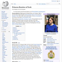 Princess Beatrice of York