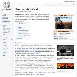 Steve Roach (musician)