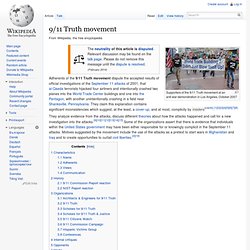 9/11 Truth movement