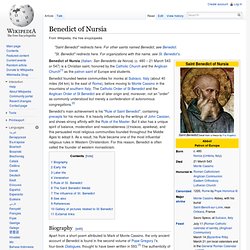 Benedict of Nursia - Wikipedia, the free encyclopedia - Iceweasel