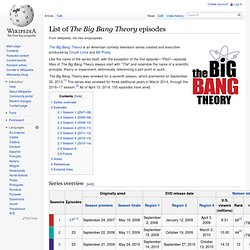 List of The Big Bang Theory episodes