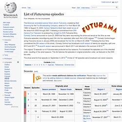 List of Futurama episodes