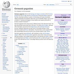 Germanic paganism