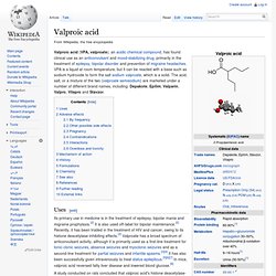 Valproic acid