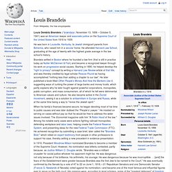 Louis Brandeis