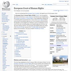 European Court of Human Rights