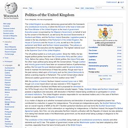 Politics of the United Kingdom