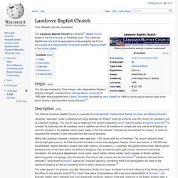 Landover Baptist Church
