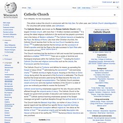 Catholic Church - Wikipedia
