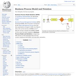 Business Process Modeling Notation - Wikipedia, the free encyclo