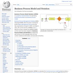 Business Process Model and Notation