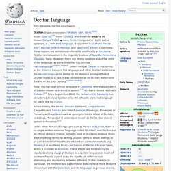 Occitan language