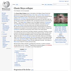 Classic Maya collapse