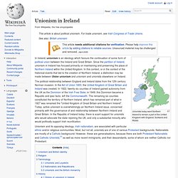 Unionism in Ireland