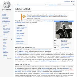 Adolph Gottlieb