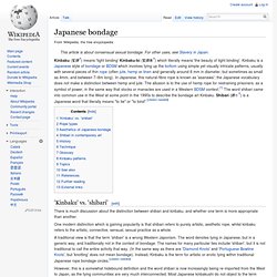 Japanese bondage