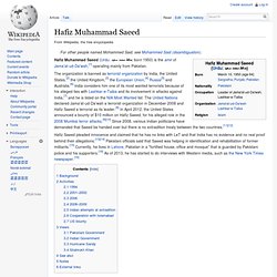 Hafiz Muhammad Saeed - Wiki