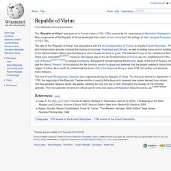 Republic of Virtue