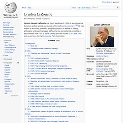 Achieve - Lyndon LaRouche