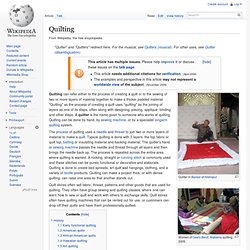 Quilting