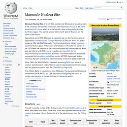 Marcoule - Wiki