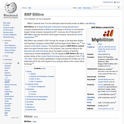 BHP Billiton - Wiki
