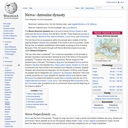 Nerva–Antonine dynasty