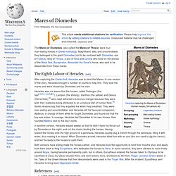 Mares of Diomedes