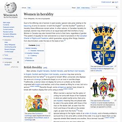 Women in heraldry