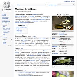Mercedes-Benz Bionic