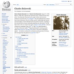 Charles Bukowski