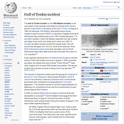 Gulf of Tonkin incident