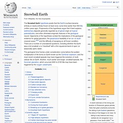 Snowball Earth