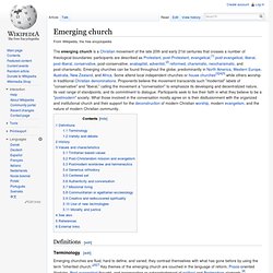 Emerging church