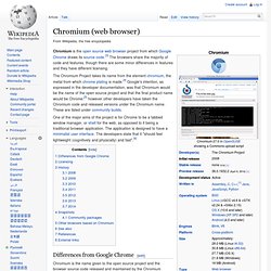 Chromium (web browser)