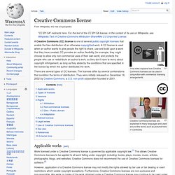 Creative Commons license