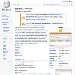 Tomboy (software)