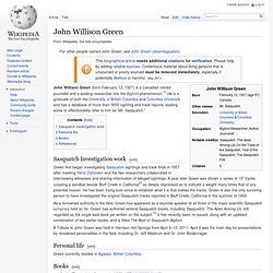John Willison Green