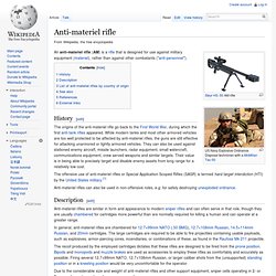 Anti-materiel rifle