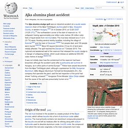 Ajka alumina plant accident
