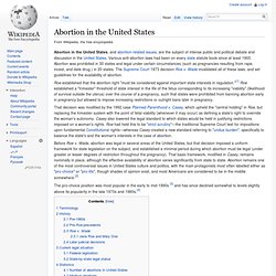 Abortion in the United States