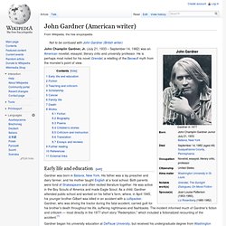 John Gardner (American writer)