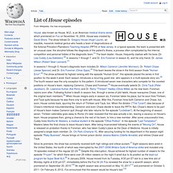 List of House episodes