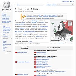 German-occupied Europe