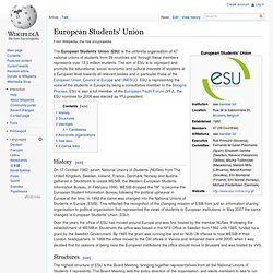 European Students' Union