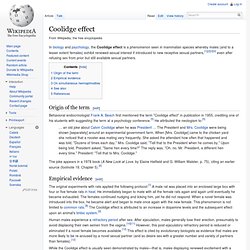Coolidge effect
