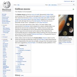 Galilean moons