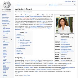 Anousheh Ansari